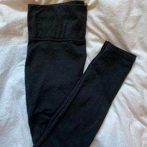 spanx black leggings-S
